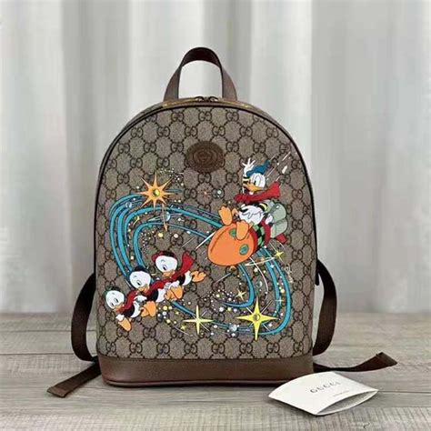 gucci backpack donald duck|gucci disney round bag.